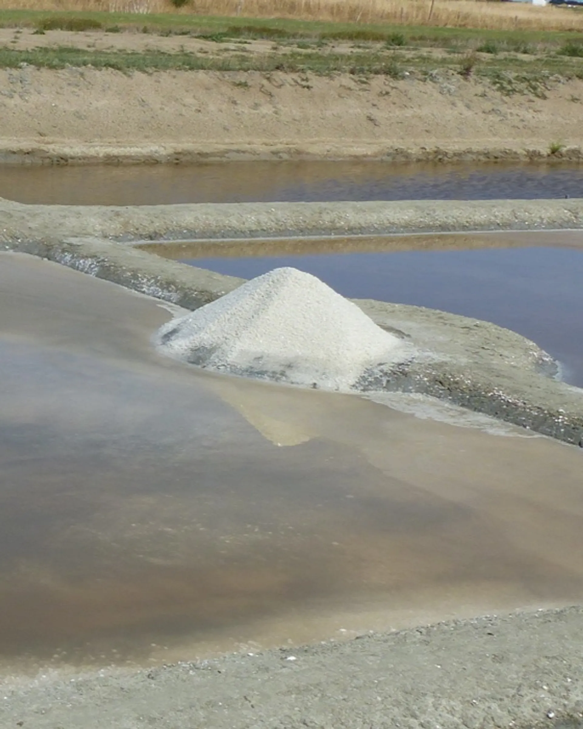 Fleur de sel et gros sel marin de Le Marais Saillant, France