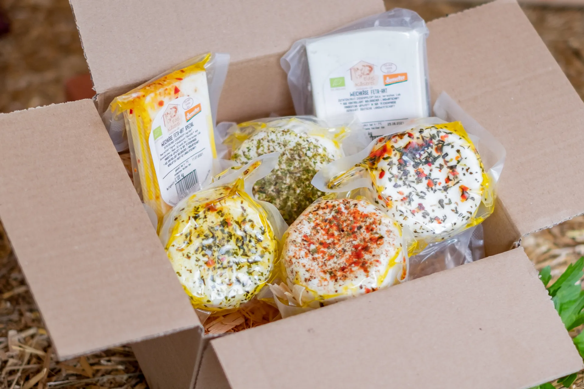 Schafs-und Ziegenweichkäse von Edelkäserei Kalteiche, Deutschland ...